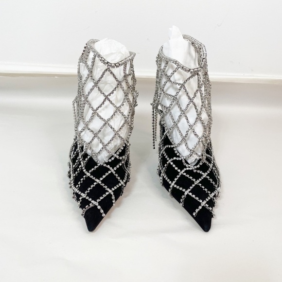 Jimmy Choo Chain Crystal Scotty 110 Heels - Picture 4 of 13